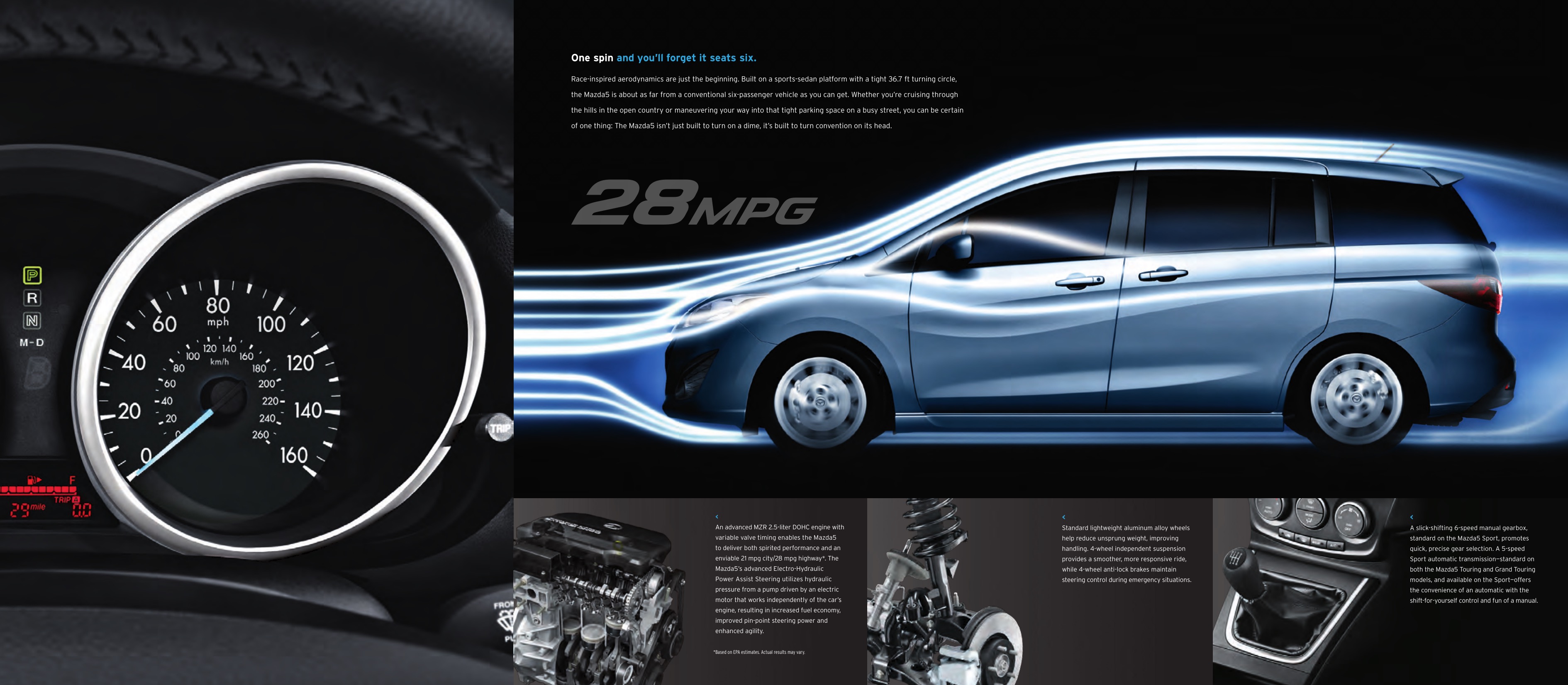 2012 Mazda 5 Brochure Page 1